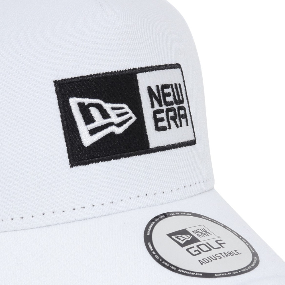 ニューエラ（NEW ERA）（メンズ、レディース）ゴルフ 抗菌 9FORTY A-Frame Laser Perforated ボックスロゴ キャップ 14391394