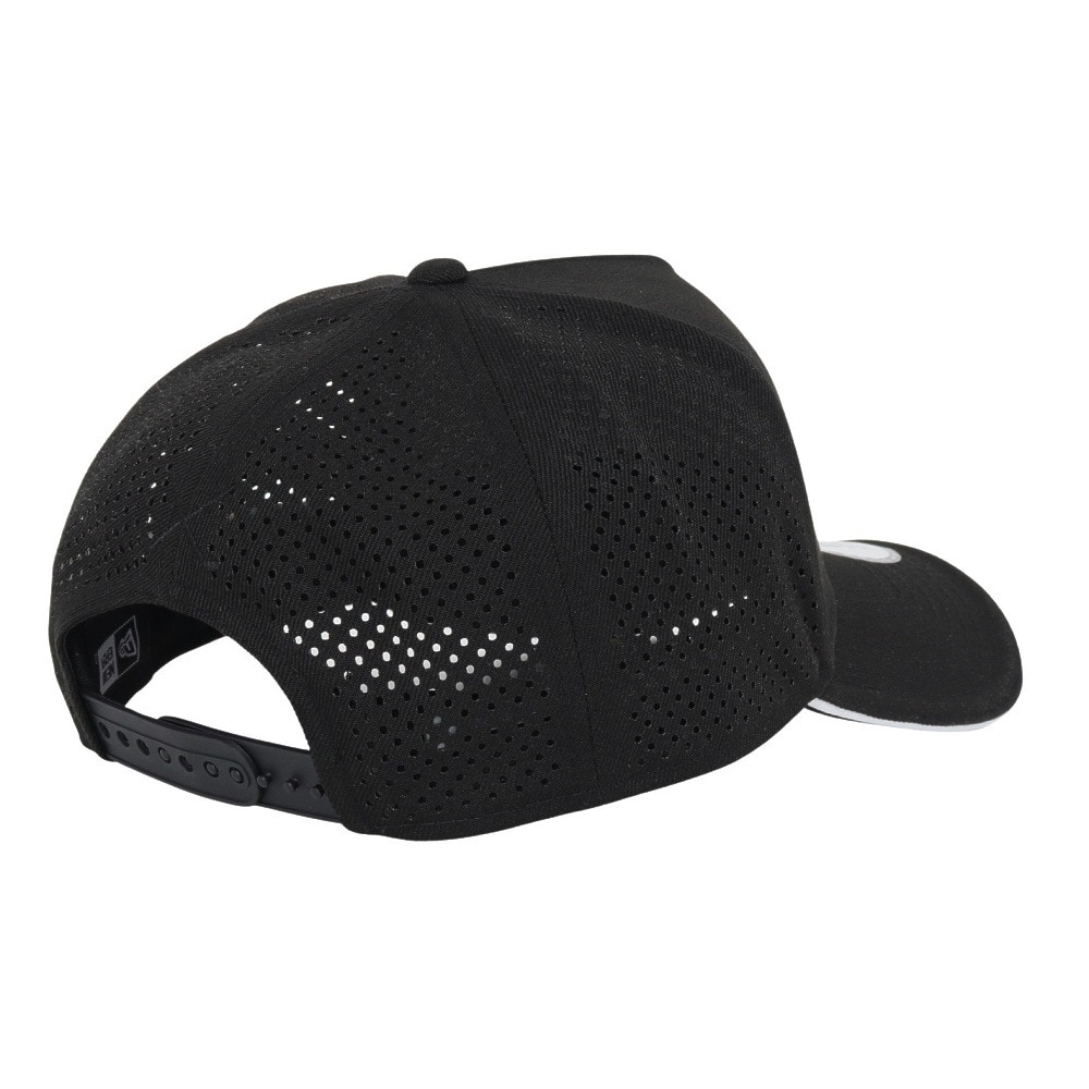 ニューエラ（NEW ERA）（メンズ、レディース）ゴルフ 抗菌 9FORTY A-Frame Laser Perforated ボックスロゴ キャップ 14391396