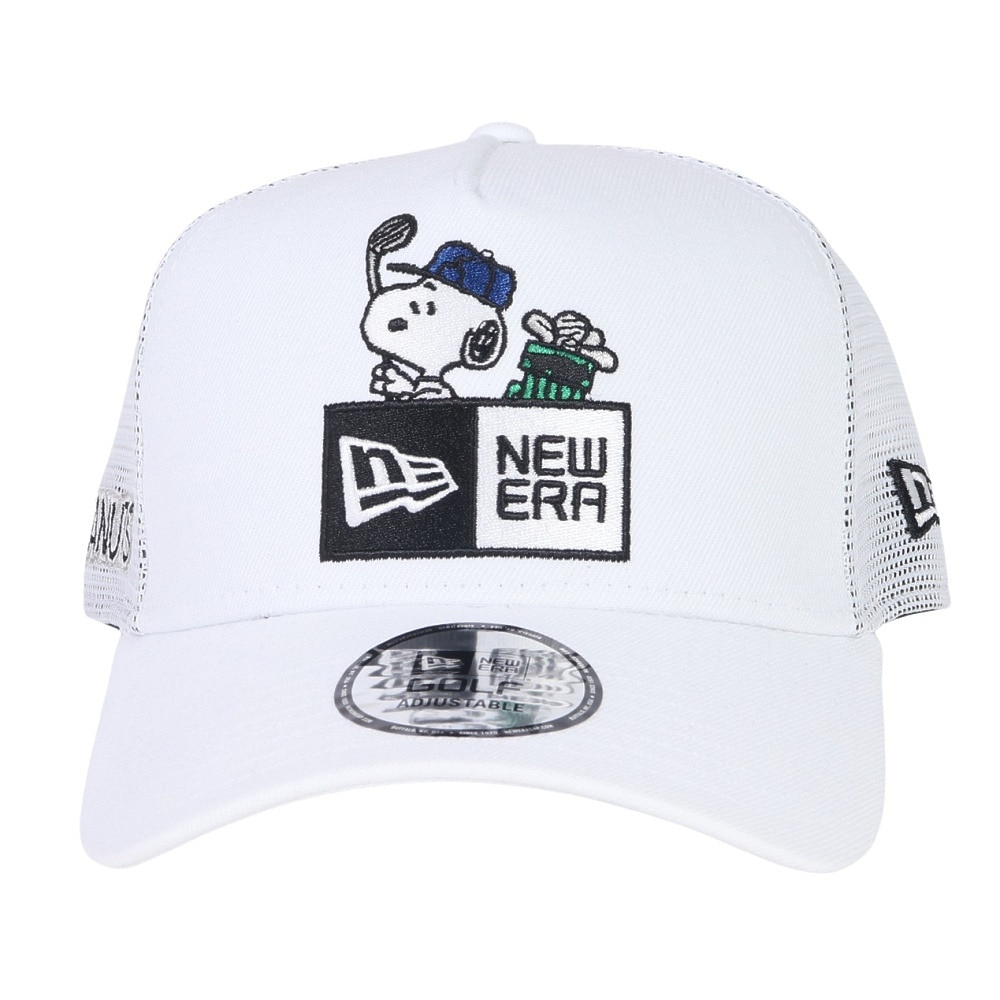 ニューエラ（NEW ERA）（メンズ）ゴルフ 抗菌 キャップ 9FORTY A-Frame トラッカー PEANUTS 14432170