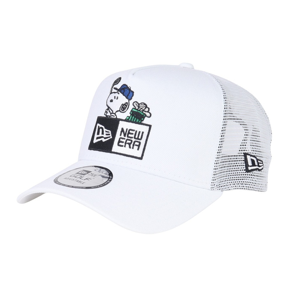 ニューエラ（NEW ERA）（メンズ）ゴルフ 抗菌 キャップ 9FORTY A-Frame トラッカー PEANUTS 14432170