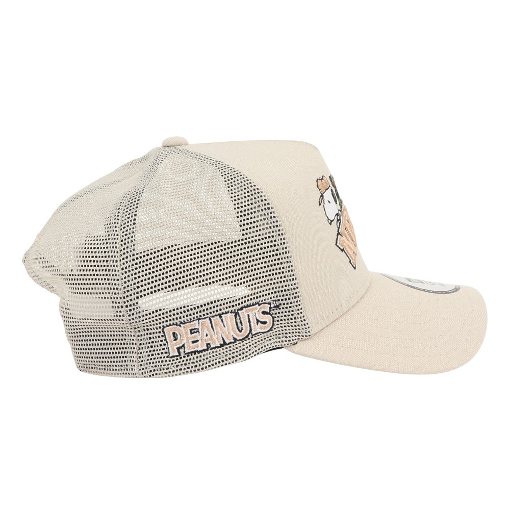 ニューエラ（NEW ERA）（メンズ、レディース）ゴルフ 抗菌 キャップ 940 A-Frame トラッカー PEANUTS アーチロゴ 14432172