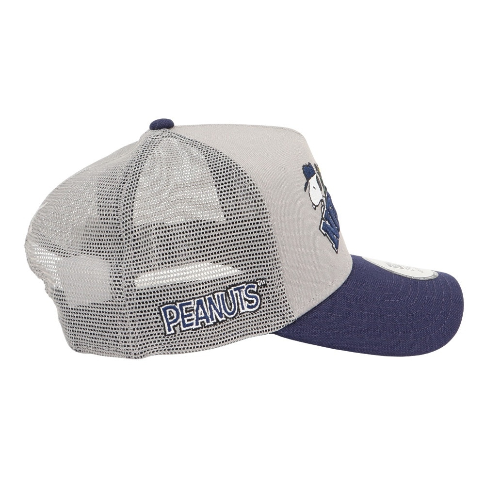 ニューエラ（NEW ERA）（メンズ、レディース）ゴルフ 抗菌 キャップ 940 A-Frame トラッカー PEANUTS アーチロゴ 14432173