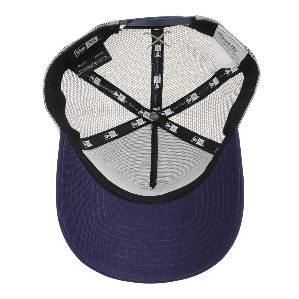 ニューエラ（NEW ERA）（メンズ、レディース）ゴルフ 抗菌 キャップ 940 A-Frame トラッカー PEANUTS アーチロゴ 14432173