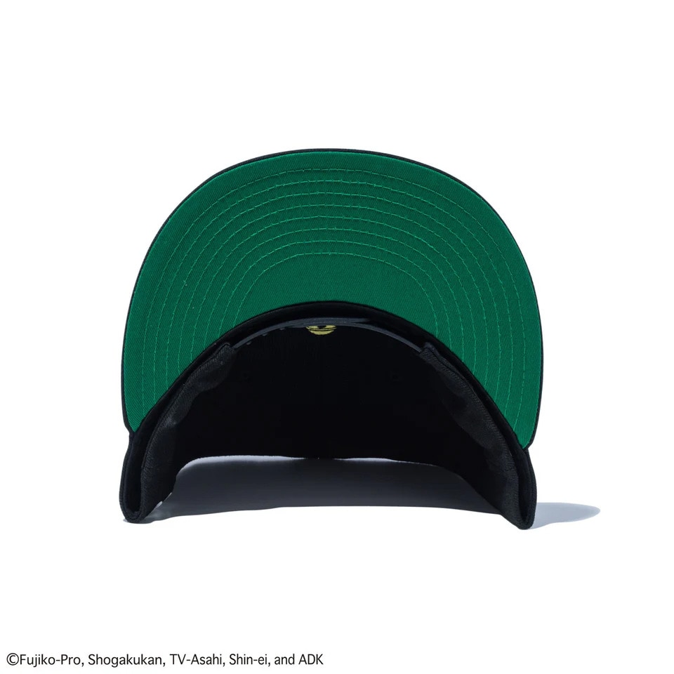 ニューエラ（NEW ERA）（メンズ、レディース）ゴルフ アジャスタブル 9FIFTY ドラえもん ホワイト グリーンアンダーバイザー キャップ 14520569