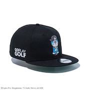 (メンズ、レディース)9FIFTY ドラえもん ホワイト グリーンアンダーバイザー  キャップ 14520568 14520569