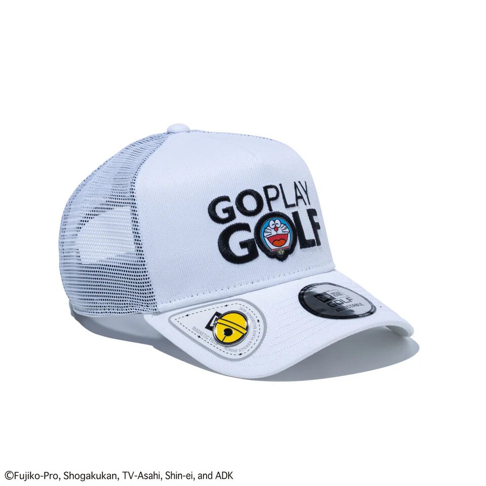 ニューエラ（NEW ERA）（メンズ、レディース）ゴルフ 抗菌 アジャスタブル メッシュキャップ 9FORTY A-Frame トラッカー On Par ドラえもん 14520570
