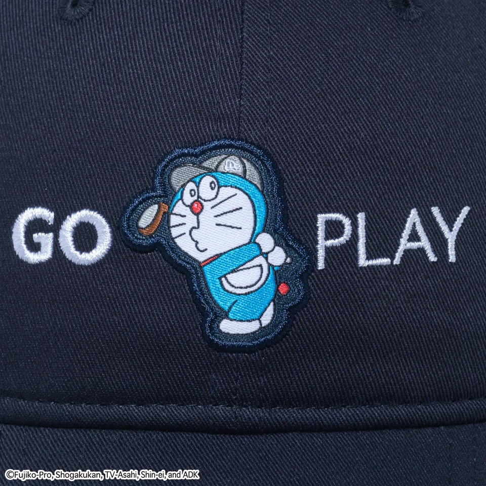 ニューエラ（NEW ERA）（メンズ、レディース）ゴルフ アジャスタブル 9TWENTY ロングバイザー ドラえもん スイング キャップ 14520572