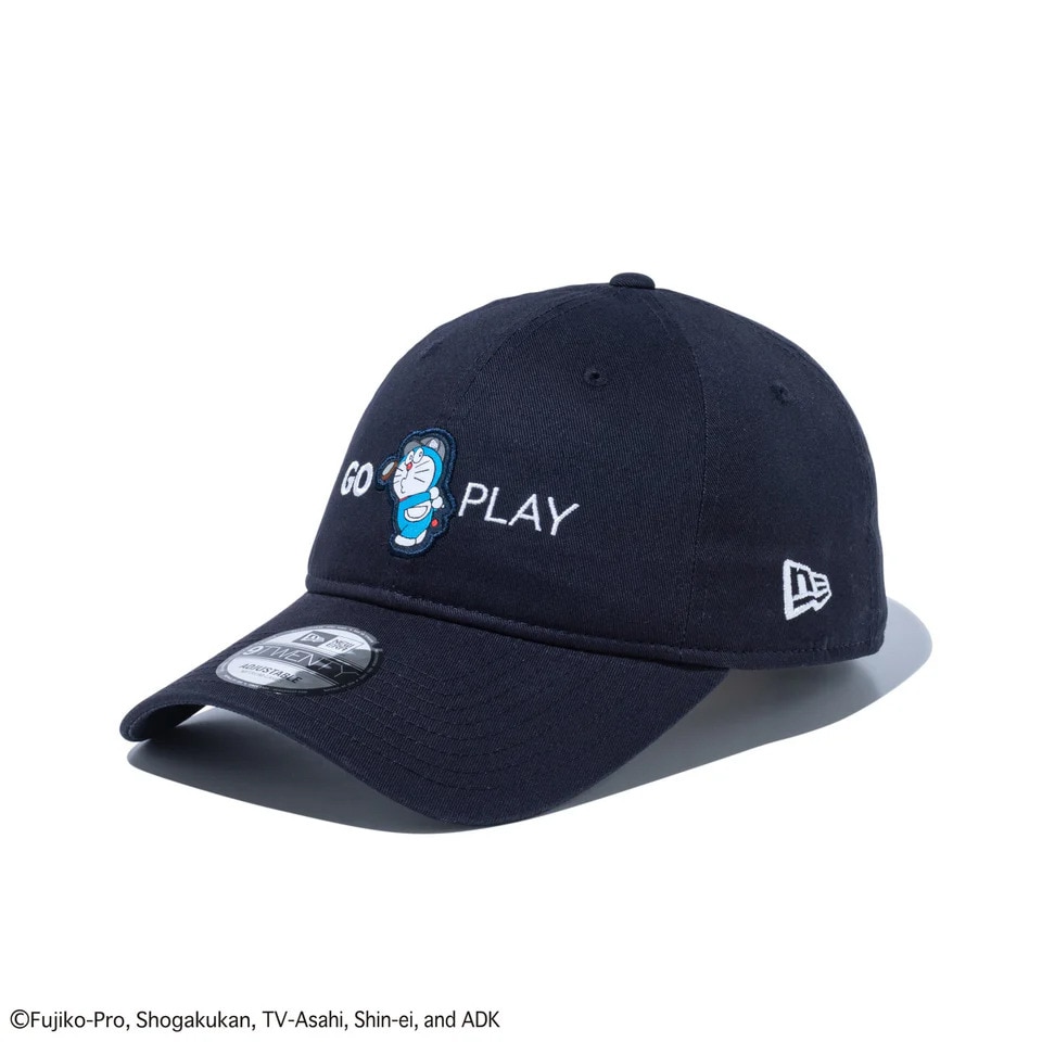 ニューエラ（NEW ERA）（メンズ、レディース）ゴルフ アジャスタブル 9TWENTY ロングバイザー ドラえもん スイング キャップ 14520572