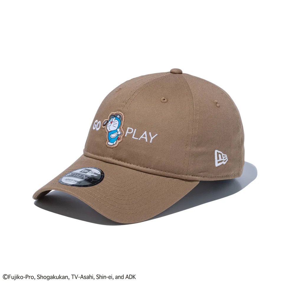 ニューエラ（NEW ERA）（メンズ、レディース）ゴルフ アジャスタブル 9TWENTY ロングバイザー ドラえもん スイング キャップ 14520573