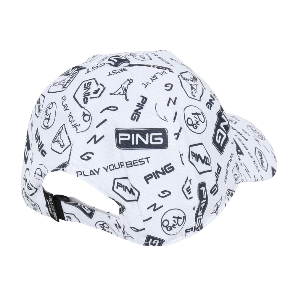 ピン（PING）（メンズ）ゴルフ 総柄 プリントキャップ 621-5187203-030
