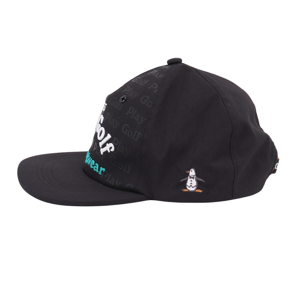 マンシングウエア（MUNSING WEAR）（メンズ）ロゴプリント 3D刺しゅうキャップ MG5SCP20M BK00