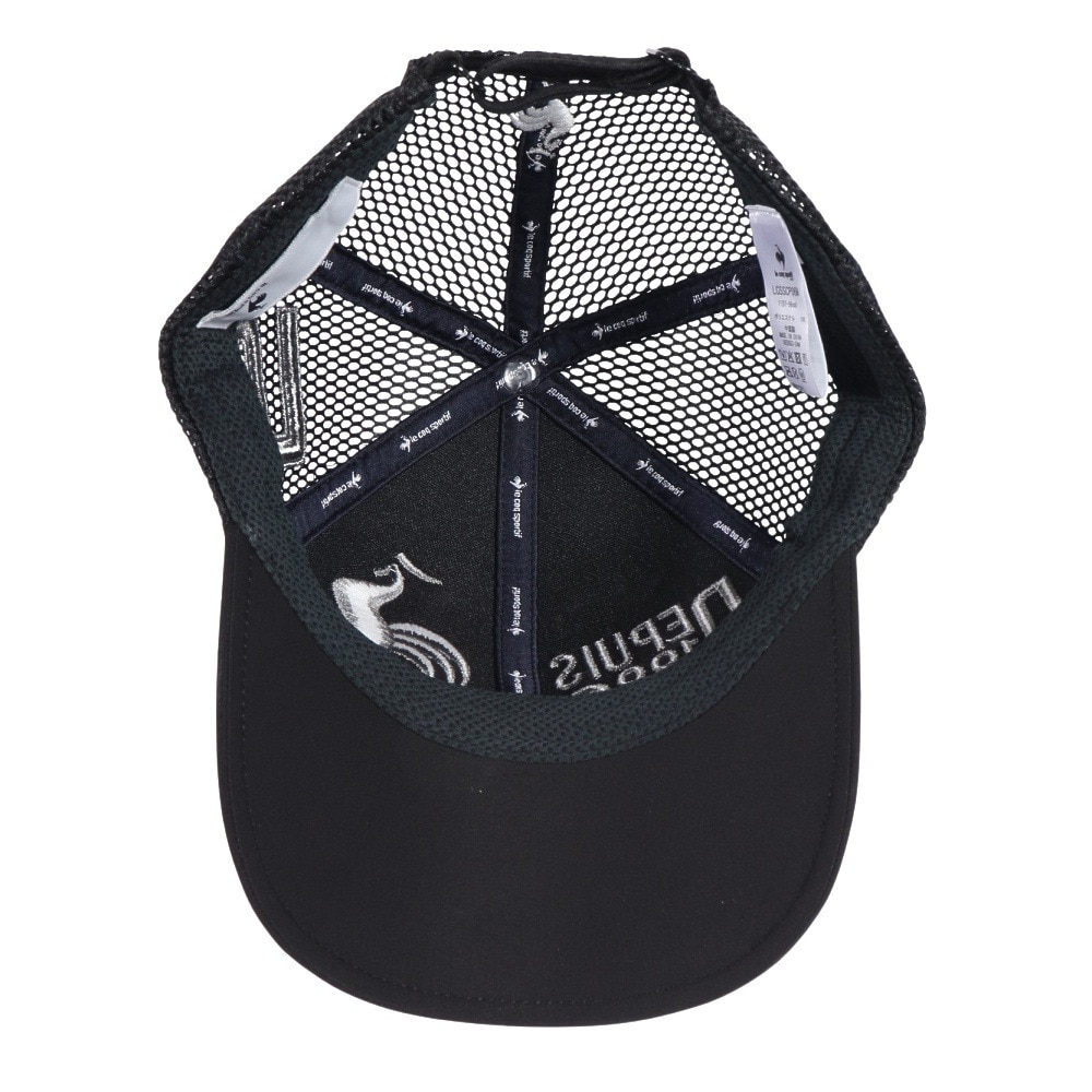 ルコックスポルティフ（lecoqsportif）（メンズ）ゴルフ ロゴメッシュキャップ LG5SCP06M BK00