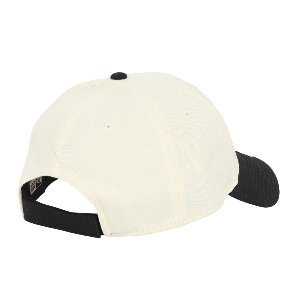 ニューエラ（NEW ERA）（メンズ、レディース）ゴルフ 抗菌 9FORTY On Par New York クロームホワイト キャップ 14391336
