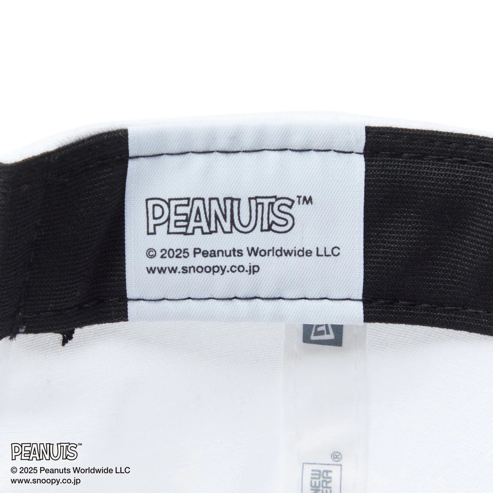 ニューエラ（NEW ERA）（メンズ、レディース）ゴルフ キャップ 9FORTY A-Frame On Par PEANUTS ピーナッツ フロントパッチ ホワイト 14344511