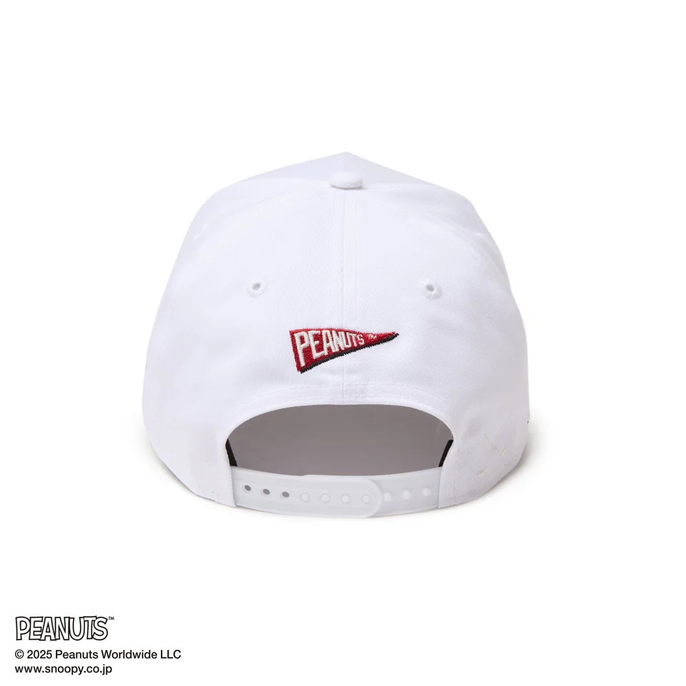 ニューエラ（NEW ERA）（メンズ、レディース）ゴルフ キャップ 9FORTY A-Frame On Par PEANUTS ピーナッツ フロントパッチ ホワイト 14344511