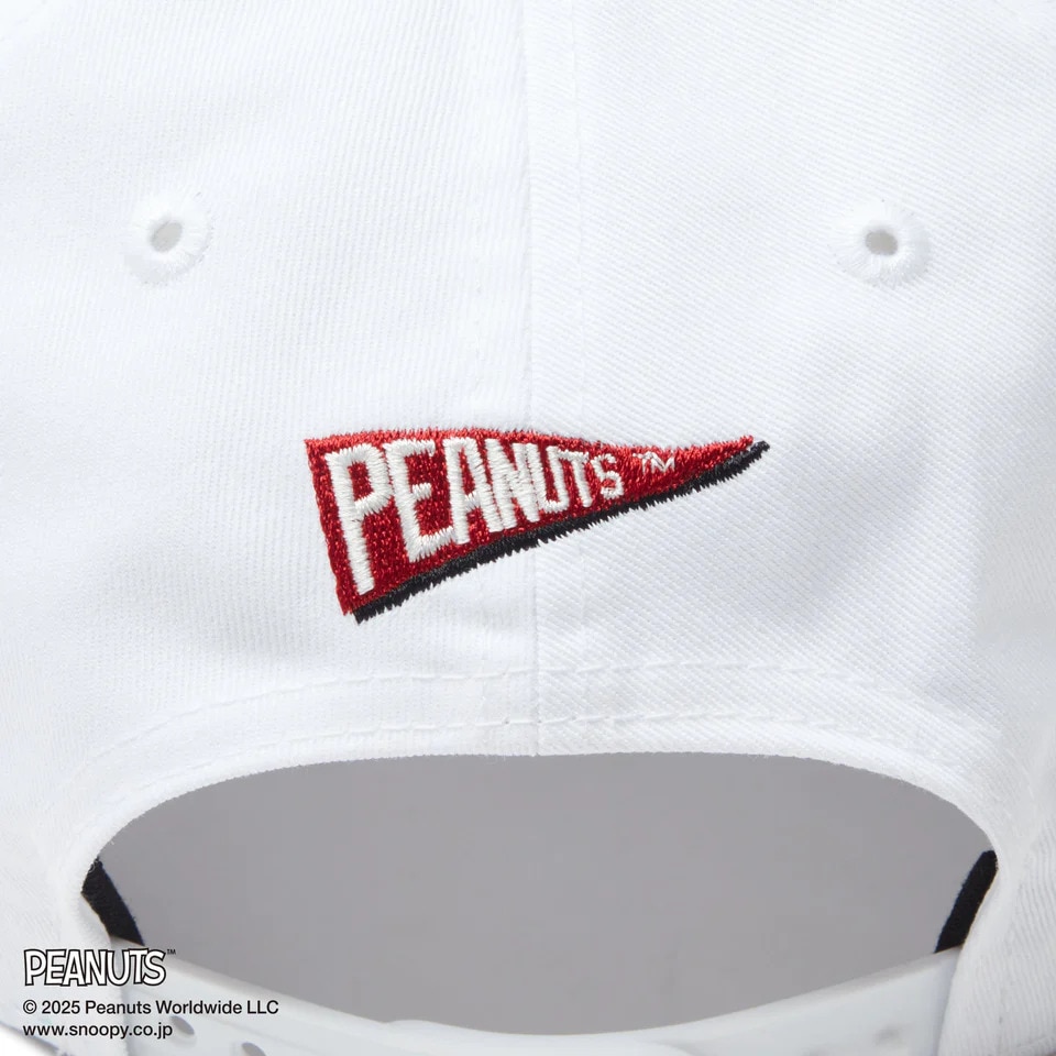 ニューエラ（NEW ERA）（メンズ、レディース）ゴルフ キャップ 9FORTY A-Frame On Par PEANUTS ピーナッツ フロントパッチ ホワイト 14344511