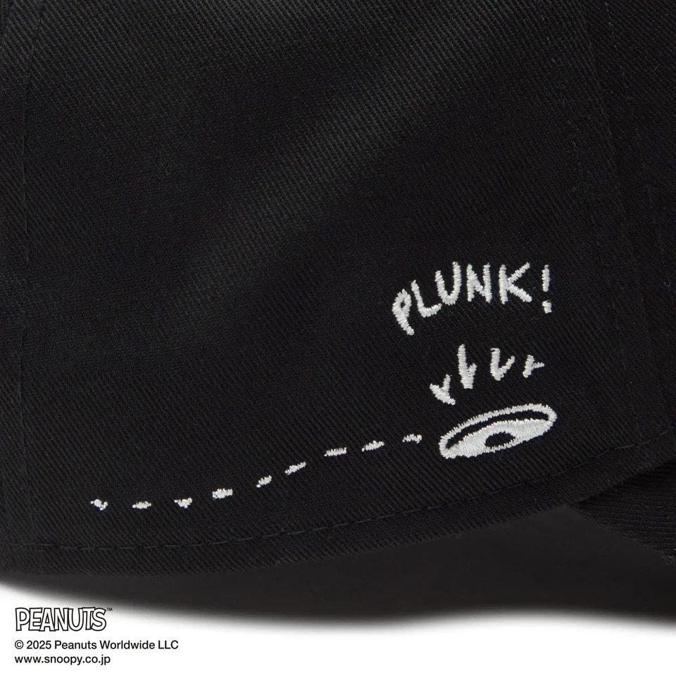 ニューエラ（NEW ERA）（メンズ、レディース）ゴルフ キャップ 9FORTY A-Frame On Par PEANUTS ピーナッツ フロントパッチ ブラック 14344512