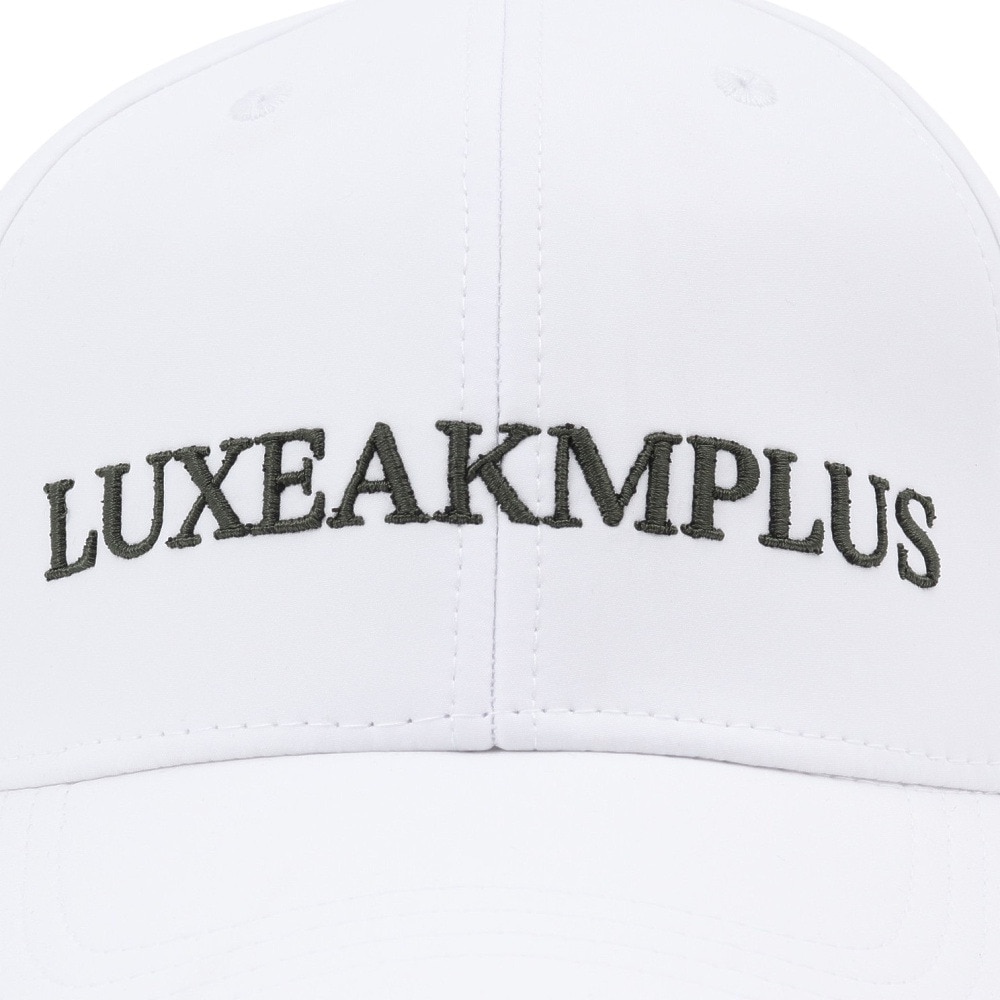 リュクスエイケイエムプラス（LUXEAKMPLUS）（メンズ）帽子 サイドメッシュキャップ LAZ-25002white
