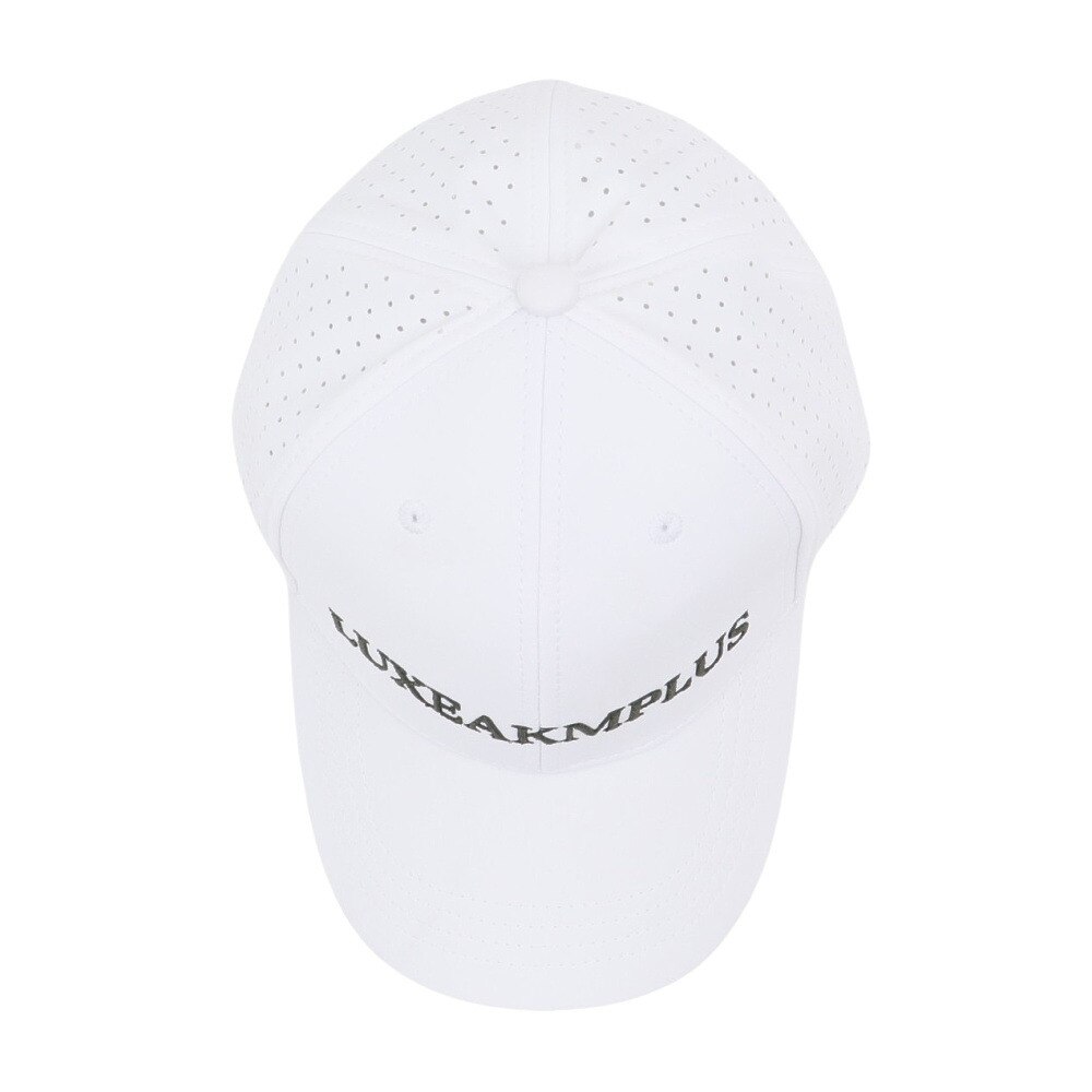 リュクスエイケイエムプラス（LUXEAKMPLUS）（メンズ）帽子 サイドメッシュキャップ LAZ-25002white