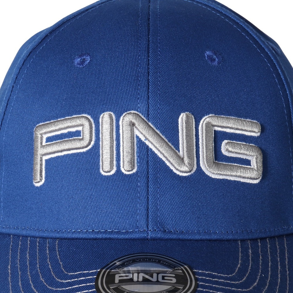 ピン（PING）（メンズ）ゴルフ 帽子 カラーコードカジュアルキャップ BL 38524