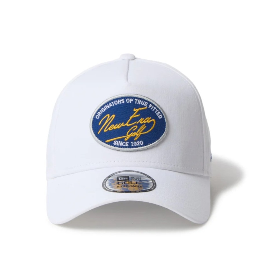 ニューエラ（NEW ERA）（メンズ、レディース）ゴルフ 帽子 9FORTY A-Frame Stretch Cotton Washable ホワイト 14669103