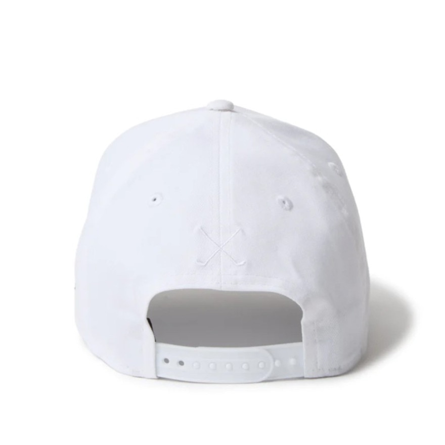 ニューエラ（NEW ERA）（メンズ、レディース）ゴルフ 帽子 9FORTY A-Frame Stretch Cotton Washable ホワイト 14669103