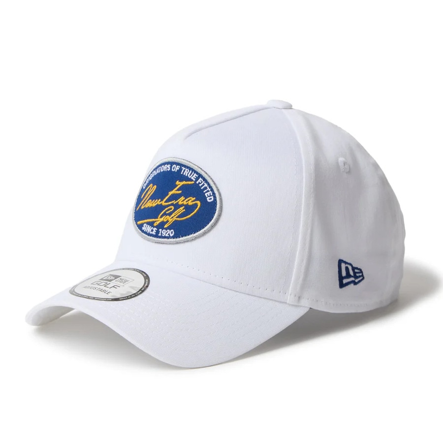 ニューエラ（NEW ERA）（メンズ、レディース）ゴルフ 帽子 9FORTY A-Frame Stretch Cotton Washable ホワイト 14669103