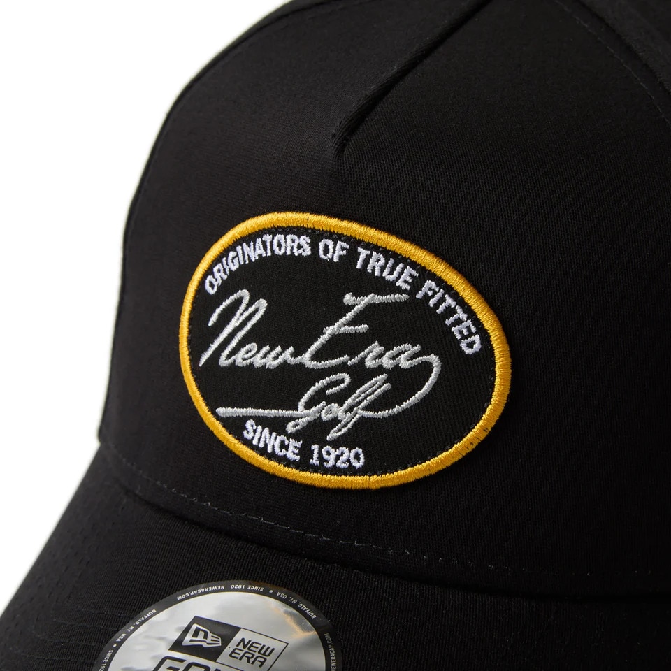 ニューエラ（NEW ERA）（メンズ、レディース）ゴルフ 帽子 9FORTY A-Frame Stretch Cotton Washable ブラック 14669104