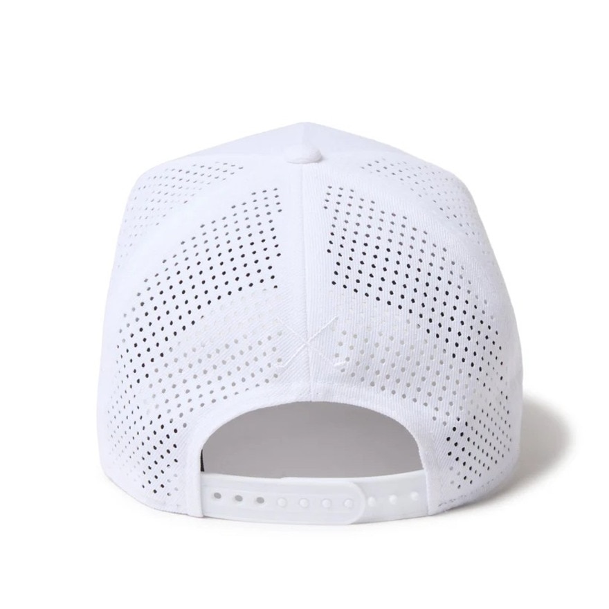 ニューエラ（NEW ERA）（メンズ、レディース）ゴルフ 帽子 9FORTY A-Frame クラシックロゴ レーザーパフォーテッド ホワイト 14669130