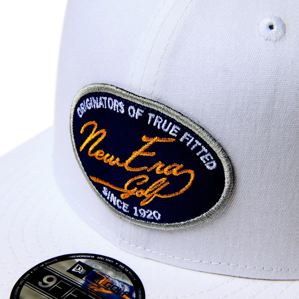 ニューエラ（NEW ERA）（メンズ、レディース）ゴルフ 帽子 9FIFTY Stretch Cotton Washable ホワイト 14669059