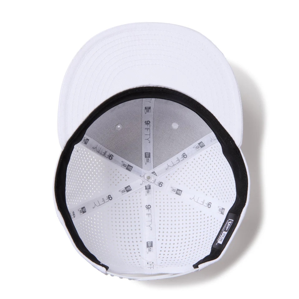 ニューエラ（NEW ERA）（メンズ、レディース）ゴルフ 帽子 9FIFTY NEW ERA レーザーパフォーテッド ホワイト 14669064