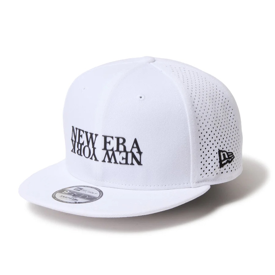 ニューエラ（NEW ERA）（メンズ、レディース）ゴルフ 帽子 9FIFTY NEW ERA レーザーパフォーテッド ホワイト 14669064