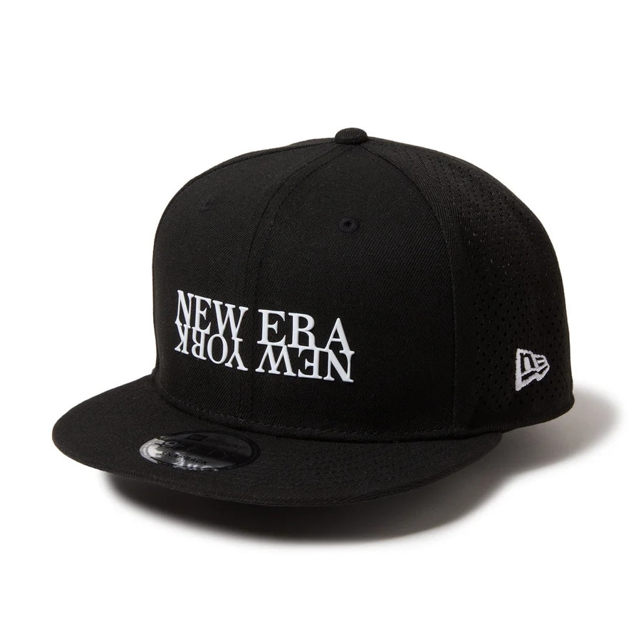 ニューエラ（NEW ERA）（メンズ、レディース）ゴルフ 帽子 9FIFTY NEW ERA レーザーパフォーテッド ブラック 14669065