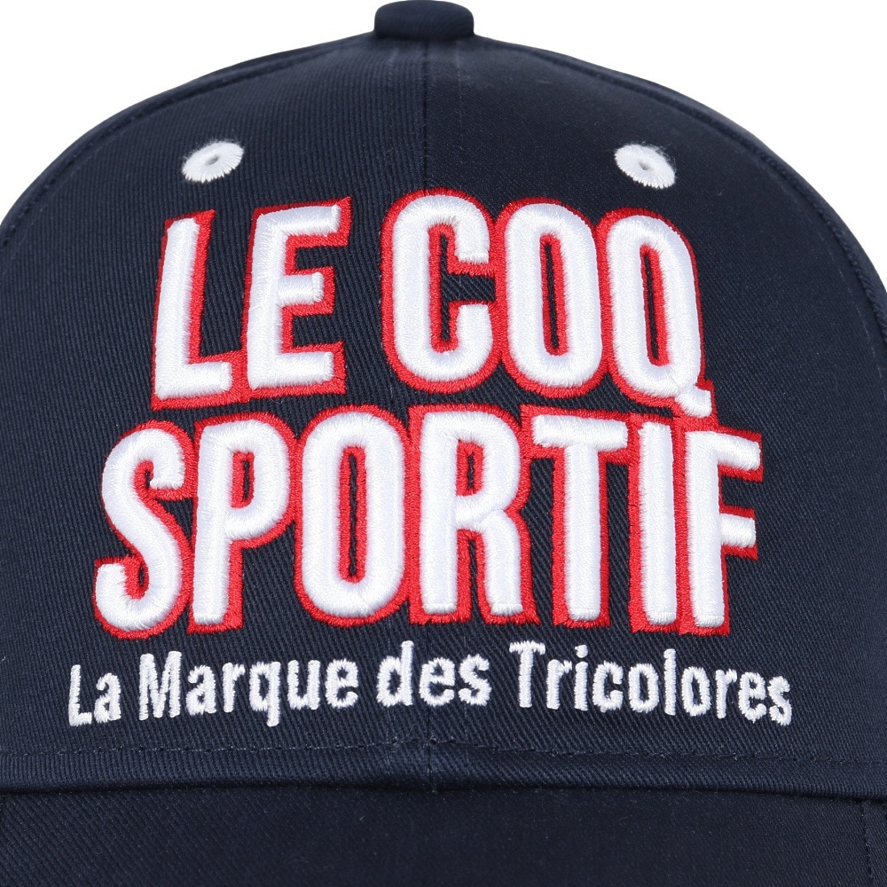 ルコックスポルティフ（lecoqsportif）（メンズ）帽子 定番 ロゴキャップ LG5SCP00M NV00