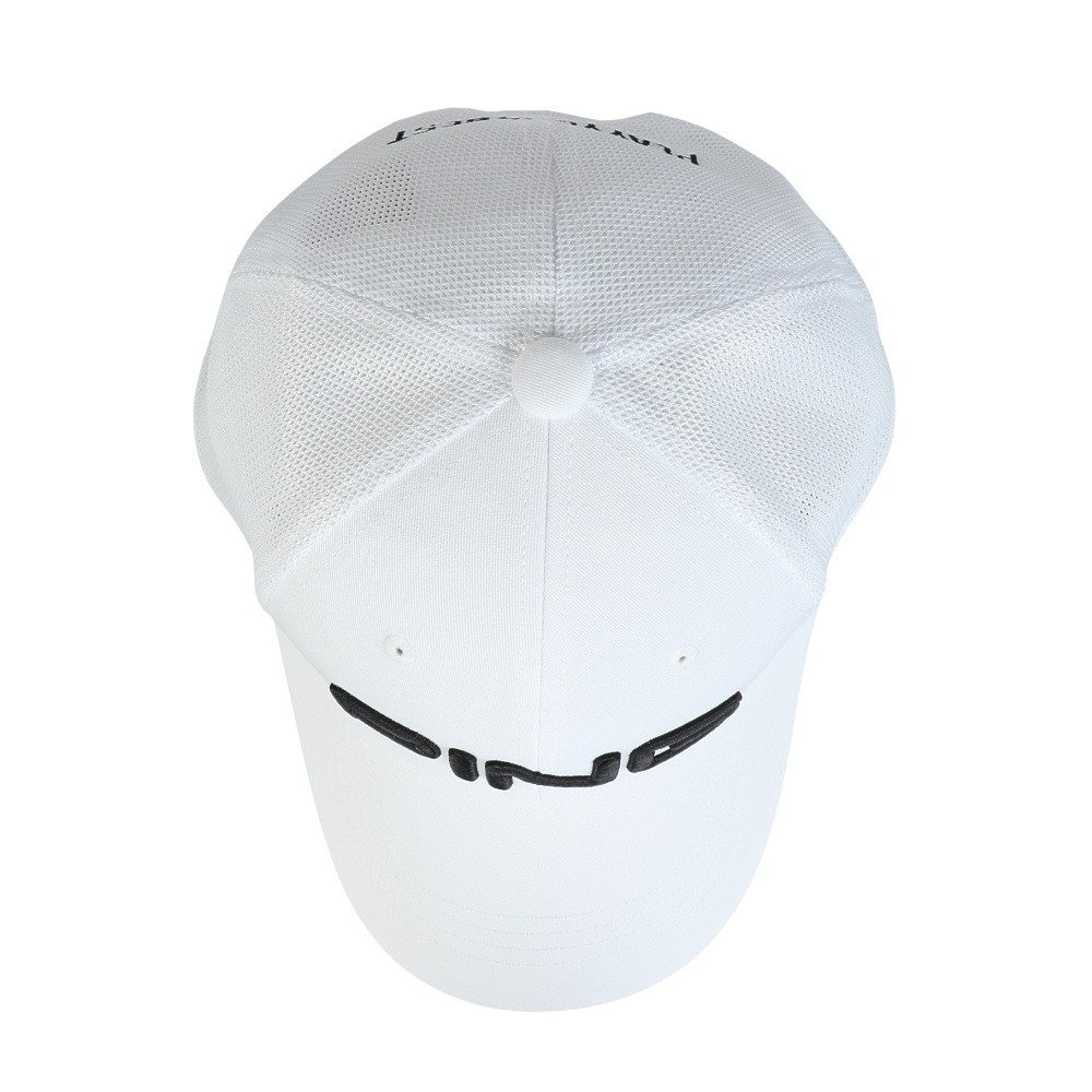 ピン（PING）（メンズ）ゴルフ 帽子 メッシュキャップ ホワイト HW-U2604 WH 38995