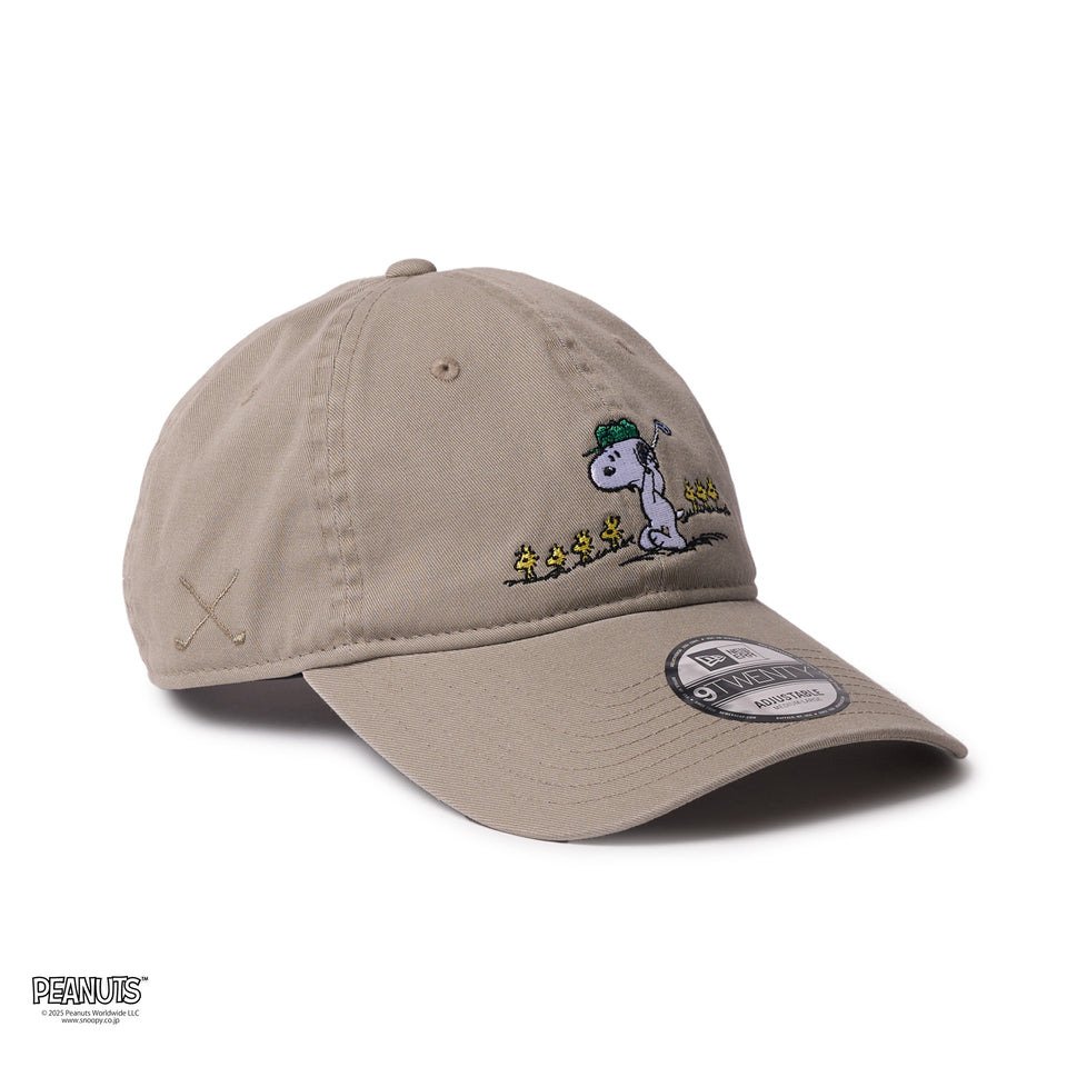 ニューエラ（NEW ERA）（メンズ、レディース）ゴルフ ロングバイザー キャップ 9TWNTY ピーナッツ スヌーピー 14682551