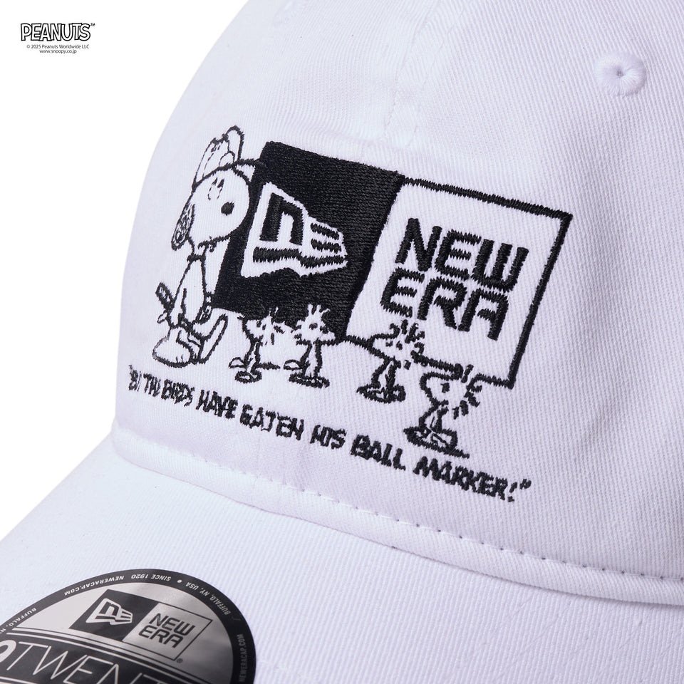 ニューエラ（NEW ERA）（メンズ、レディース）ゴルフ ロングバイザー キャップ 9TWNTY ピーナッツ ボックスロゴ 14682552