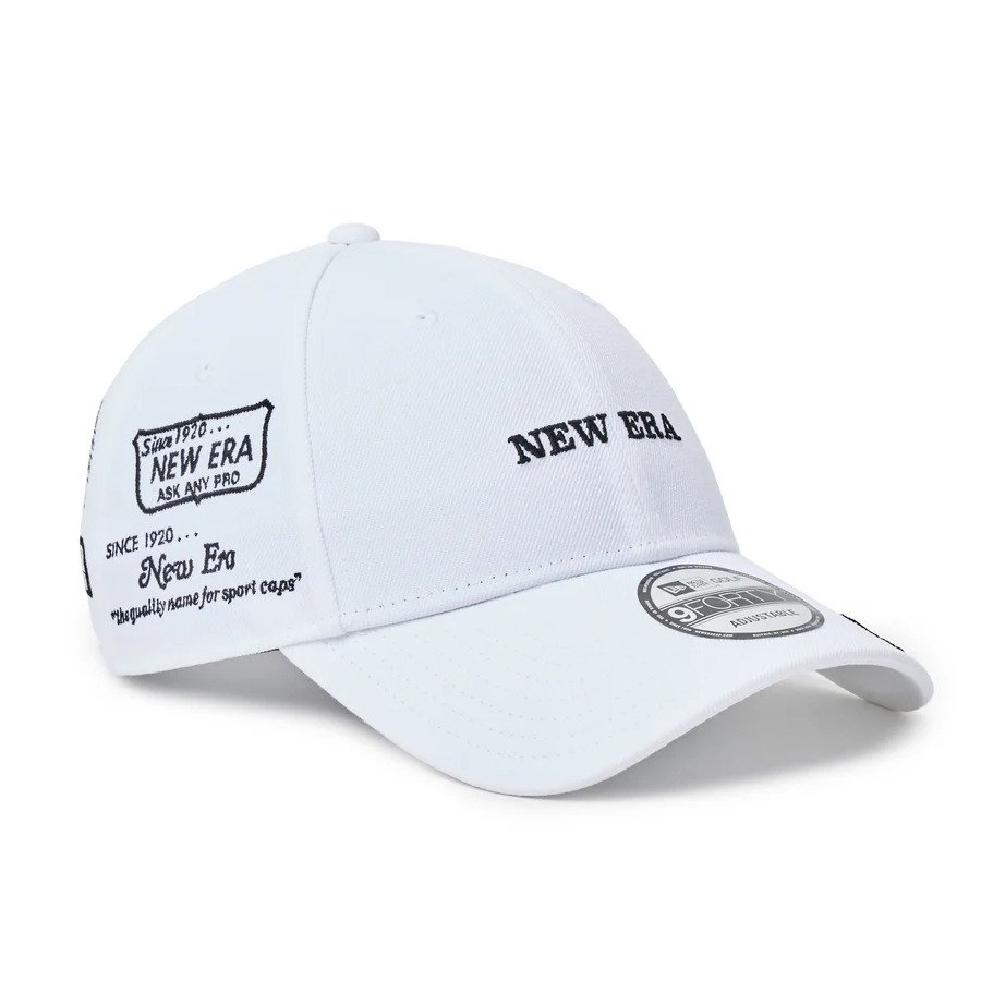ニューエラ（NEW ERA）（メンズ、レディース）ゴルフ 帽子 9FORTY アーカイブロゴ ホワイト 14747250