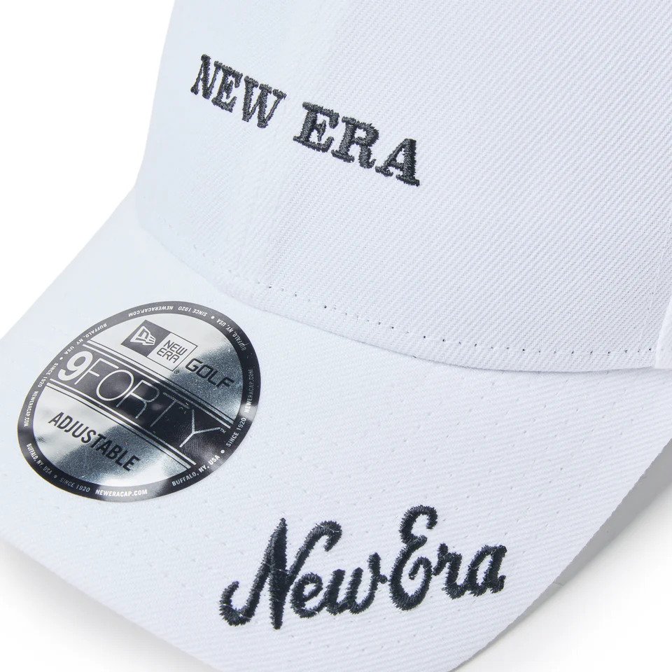 ニューエラ（NEW ERA）（メンズ、レディース）ゴルフ 帽子 9FORTY アーカイブロゴ ホワイト 14747250
