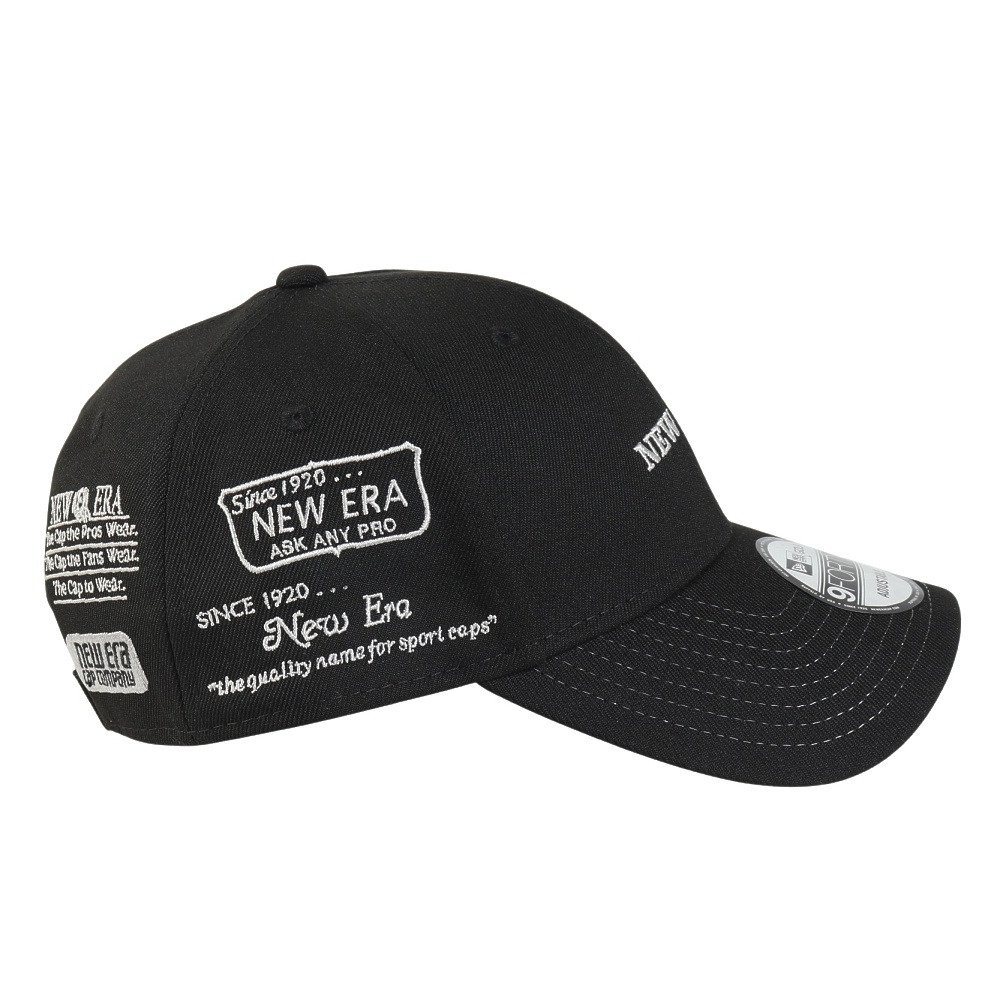 ニューエラ（NEW ERA）（メンズ、レディース）ゴルフ 帽子 9FORTY アーカイブロゴ ブラック 14747252