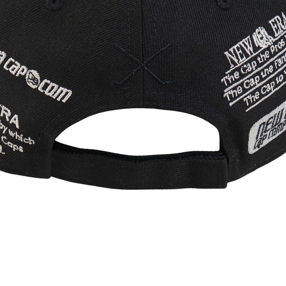 ニューエラ（NEW ERA）（メンズ、レディース）ゴルフ 帽子 9FORTY アーカイブロゴ ブラック 14747252