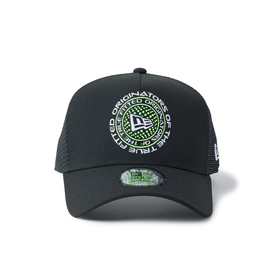 ニューエラ（NEW ERA）（メンズ、レディース）ゴルフ 9FORTY A-Frame トラッカー サークルロゴ キャップ 14747296