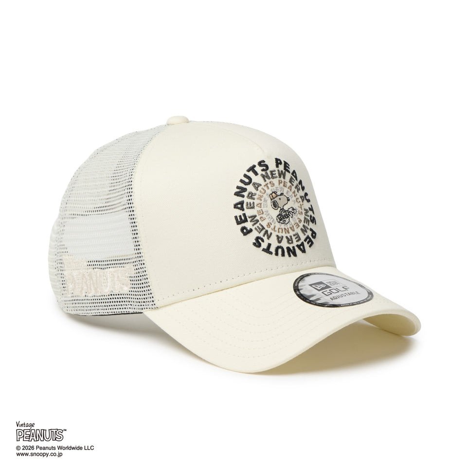 ニューエラ（NEW ERA）（メンズ、レディース）ゴルフ 9FORTY A-Frame トラッカー ビンテージピーナッツ キャップ 14865322