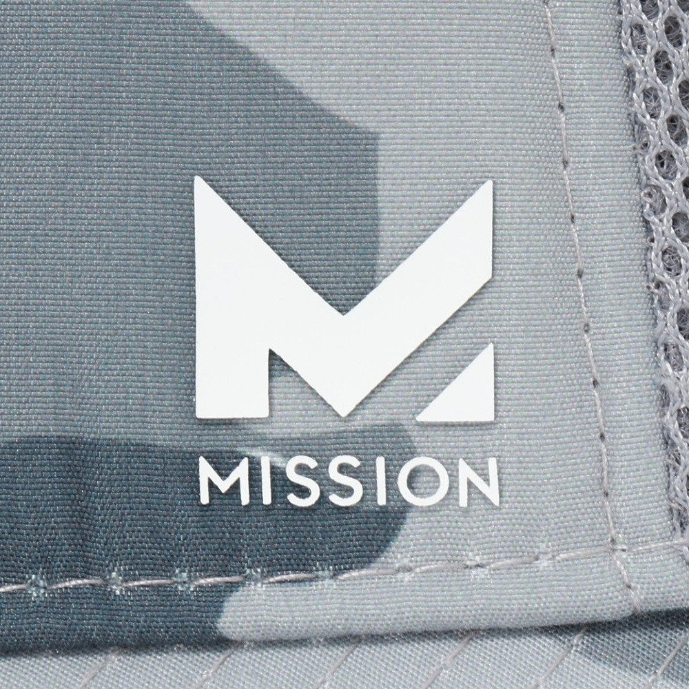 ミッション（MISSION）（メンズ、レディース）帽子 キャップ クーリング トラッカーハット Gray Camo