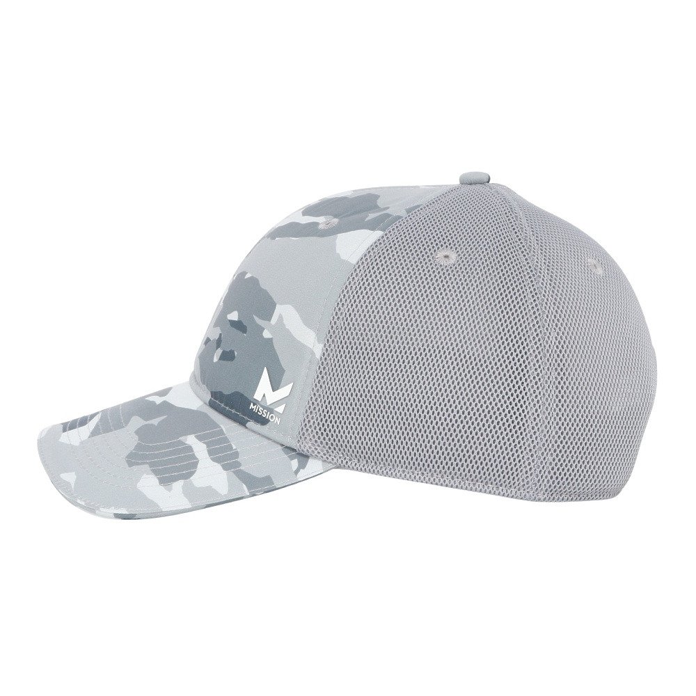 ミッション（MISSION）（メンズ、レディース）帽子 キャップ クーリング トラッカーハット Gray Camo