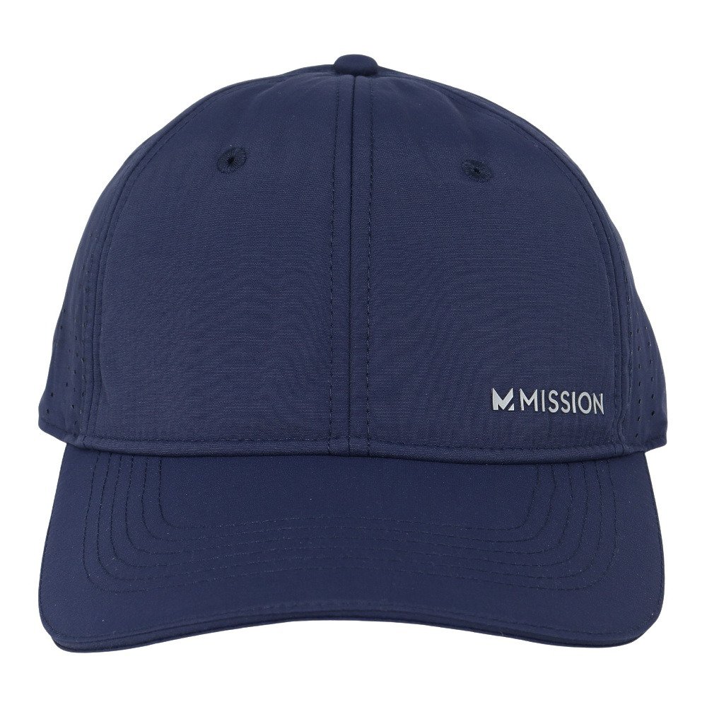 ミッション（MISSION）（メンズ、レディース）帽子 キャップ クーリング ベンテッドハット Navy