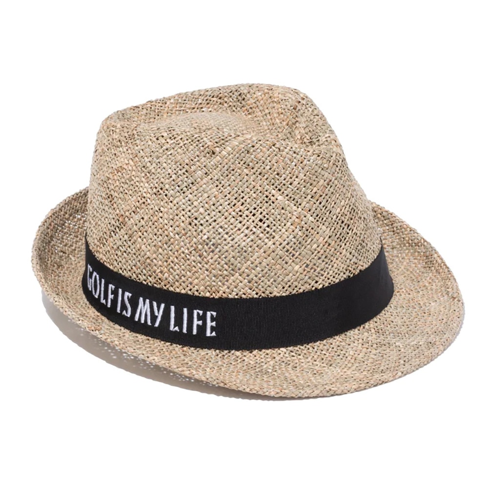 ニューエラ（NEW ERA）（メンズ、レディース）ゴルフ ハット The Trilby Seagrass グログランバンド シルバーピン 13517843