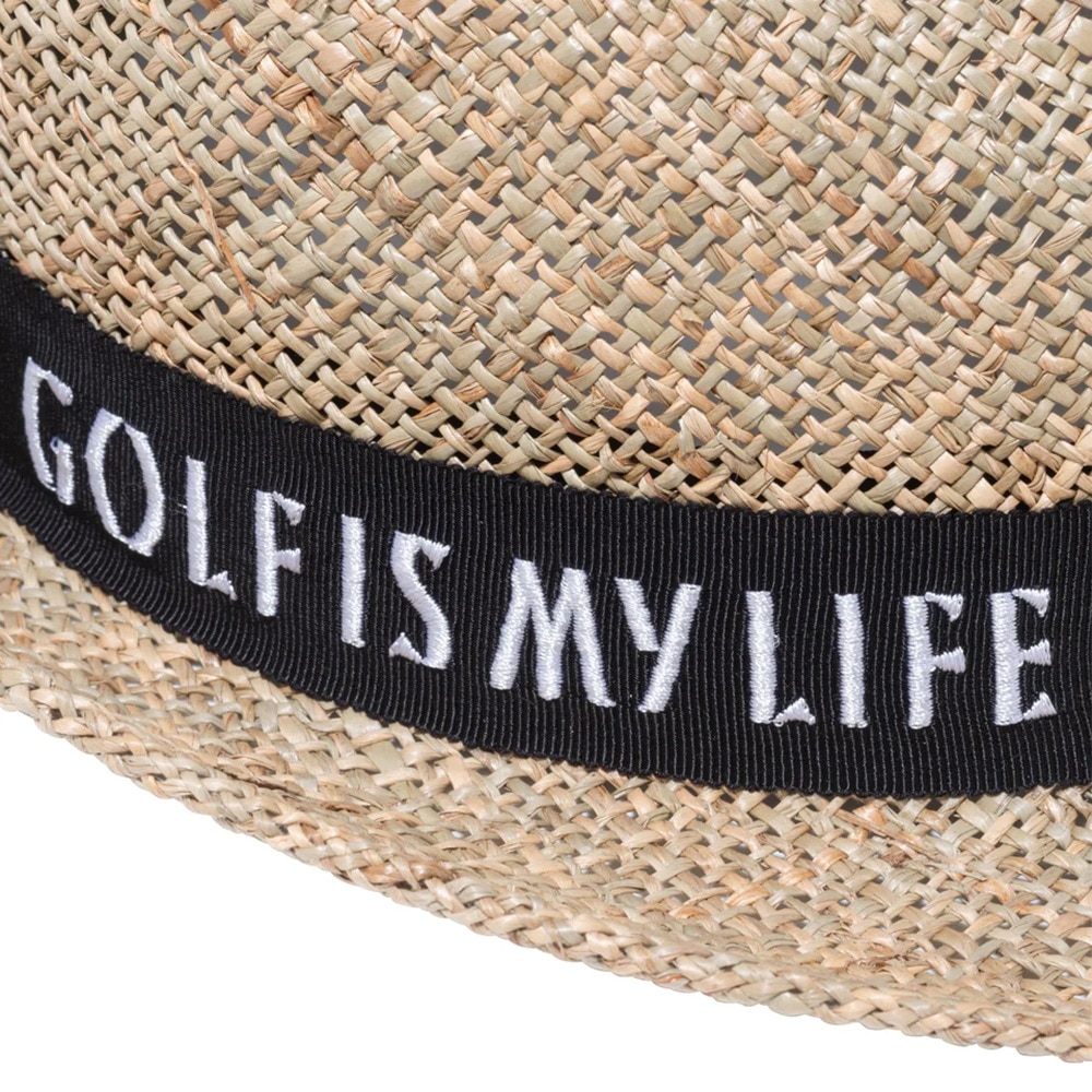ニューエラ（NEW ERA）（メンズ、レディース）ゴルフ ハット The Trilby Seagrass グログランバンド シルバーピン 13517843