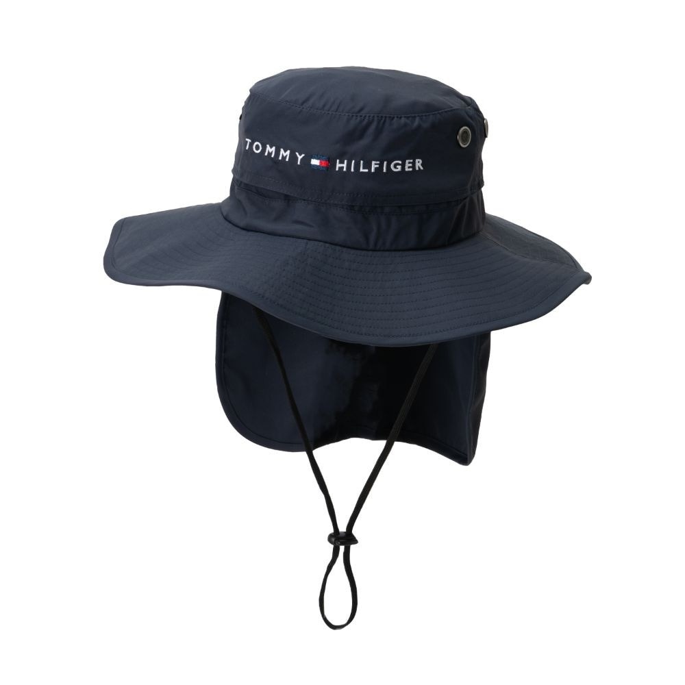 トミーヒルフィガーゴルフ（TOMMY HILFIGER GOLF）（メンズ）ゴルフ ネックガード付き アドベンチャーハット THMB3F11-NVY
