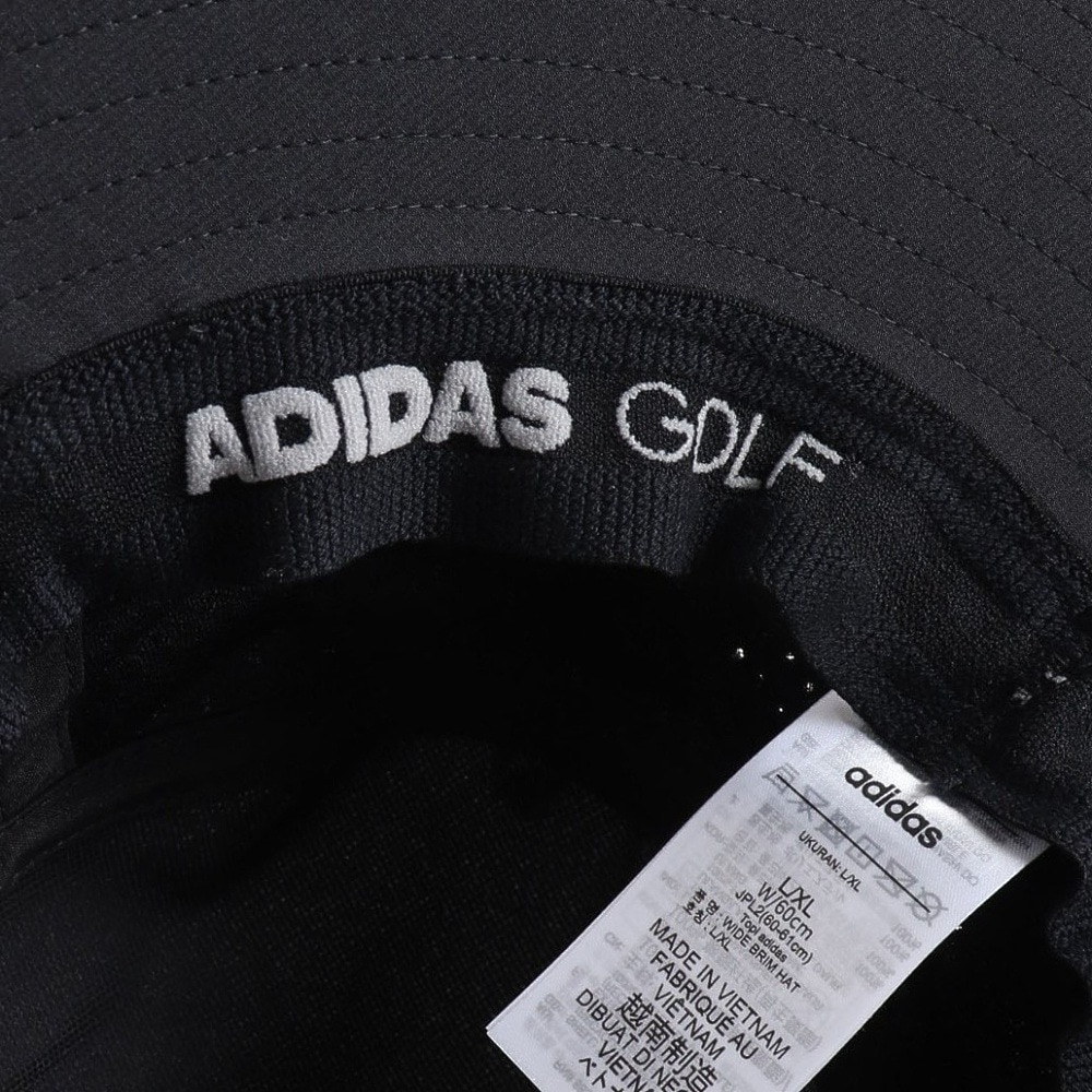 アディダス（adidas）（メンズ）ゴルフ ワイドブリム ハット EEU21-HS5474BK